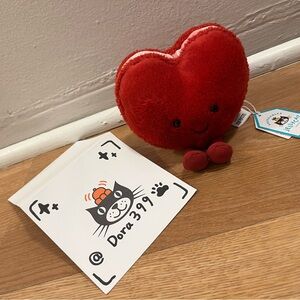 Jellycat Authentic Amuseables Arlette Heart Macaron – Valentine’s Day Gift